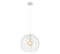 Lámpara colgante Nesa (60 W, Blanco Mate, E27)