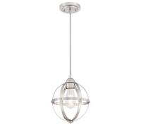 Lámpara Colgante Níquel Salón Vestíbulo Luz Stella Mira E27 de Bola Manta