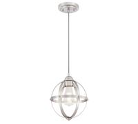 Lámpara Colgante Níquel Salón Vestíbulo Luz Stella Mira E27 de Bola Manta