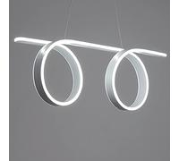 Lámpara Colgante nórdica Creativa con Anillo LED, lámpara de Techo Ajustable para decoración de Interiores, Dormitorio, Comedor, Bar y Cocina.
