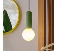 Lámpara colgante OSRAM Decor Concrete Mic, verde, hormigón, G9