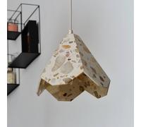 Lámpara colgante OSRAM Decor Gleam Flower, terrazo, beige, E27