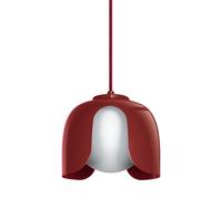 Lámpara Colgante OSRAM E27 1 Luz Metal Vidrio Rojo Wiro 20 cm