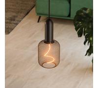 Lámpara colgante OSRAM VINTAGE 1906 ROUND, negra, metal Ø 10 cm