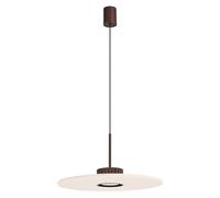 Lámpara colgante OVO 1 marrón y beige Gx53