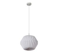 Lámpara Colgante Para Comedor OSRAM E27 Ø35 cm De Papel Blanco 1 Luz