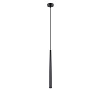 Lámpara Colgante Para Comedor Turku 1 Luz Negro G9 De Acero Ø8 cm Para Cocina