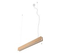 OSLO LED 90 ROBLE/BLANCO LÁMPARA COLGANTE 1X T8/16W IP20 7520