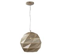 Lámpara Colgante Pendiente E27 Ø 32cm Metal En Oro Metálico Para Comedor