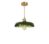 Lámpara Colgante pequeña de Cristal de un Solo Cabezal, Creativa y Retro, Personalizada, Sencilla, para Dormitorio, mesita de Noche, Estudio, Entrada, cafetería, Tienda de postres, Sala de Estar,