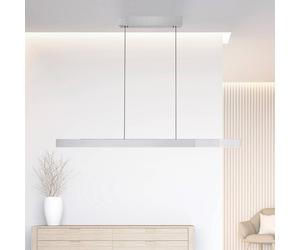 Lámpara colgante PURE LED Moto-Rise, plata, aluminio CCT