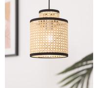 LEDKIA LIGHTING Lámpara Colgante Ratán Huela Piccola Natural E27