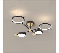 Lámpara Colgante Rede Estudio Led, Lámpara de Techo para Sala de Estar, Decoración de Dormitorio, Moderna, Dorada./un Color