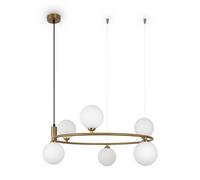 Maytoni Ring lámpara colgante 6x25 W latón MOD013PL-06BS1