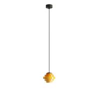 Lámpara colgante retro con tulipa de colores Hive Miel 14