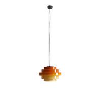 Lámpara colgante retro con tulipa de colores Hive Miel 36