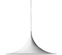 Lámpara Colgante Semicircular Mediana Blanco Mate
