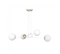 Lámpara colgante signo blanco 4 luces marca wonderlamp