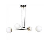 Lámpara colgante signo negro 4 luces marca wonderlamp