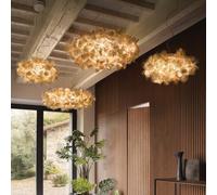 Lámpara colgante Slamp Clizia Mama Non Mama, Ø 78 cm, dorada/transparente