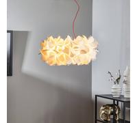 Lámpara colgante Slamp Clizia Mama Non Mama, Ø53cm, blanco/rojo