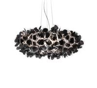 Lámpara colgante Slamp Clizia Mama Non Mama, Ø78 cm, negro/transparente