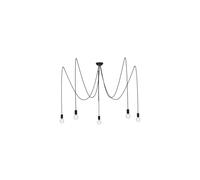 Lámpara Colgante SPIDER E27x5 Alambre Malla Acero 6788