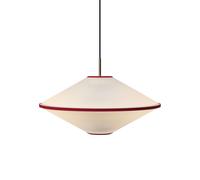Lámpara Colgante Taft Ø52 Rojo/ Blanco Roto