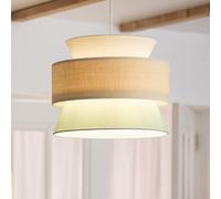 LEDKIA LIGHTING - Lámpara Colgante Tela Chulu | Diseño Elegante y Clásico | Compatible con Bombilla LED E27 | Adecuada para Salón, Dormitorio, Cocina | Rojo Frambuesa, Textil