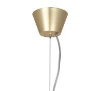 Lámpara colgante Torrano de Globen Lighting, Ø 30 cm, travertino