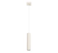 Lámpara colgante tubo Karbon Beige 1