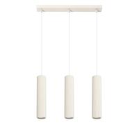Lámpara colgante tubo Karbon Beige 3L
