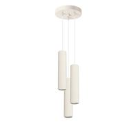 Lámpara colgante tubo Karbon Beige 3P