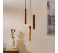 Lámpara colgante UMAGE Chimes Cluster 3, roble oscuro EC:EPREL:843866