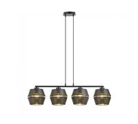 Lámpara colgante venice negro 4 luces marca wonderlamp