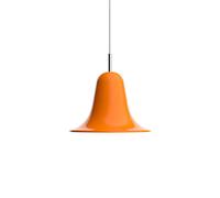 Lámpara colgante Verpan Pantop, naranja, Ø 23 cm, metal, E14