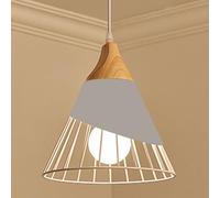 Lámpara Colgante Vintage Creativa, lámpara Colgante Europea de un Solo Cabezal, diseño de Moda, lámpara Colgante Estilo Amen, lámpara Colgante con Cable Ajustable para Cocina, Isla, Sala de Estar