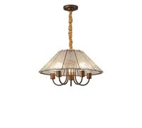 Lámpara Colgante Vintage de Hierro Y, de Lujo, Creativa, de un Solo Cabezal, Mediana, Regulable, para Decoración de Dormitorio, Comedor Y Villa.