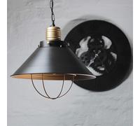 Lámpara Colgante Vintage / Loft En Negro Cobre Para Comedor