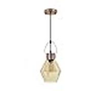 Lampara colgante ziva 1xe27 cobre reg.x17x17 de fabrilamp.