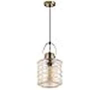 Lampara colgante zulaia 1xe27 bronce reg.x31 de fabrilamp.
