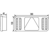 HELLA Piloto posterior (Ref: 2VP 345 900-141)