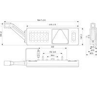 Lámpara combinada derecha con luz intermitente (LED) 2VP 340 970-441 HELLA