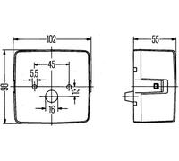 Luz trasera HELLA 2SE 004 623-001