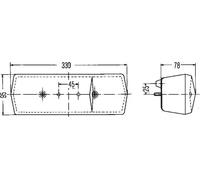 Lámpara combinada izquierda con luz de freno 2SD 001 688-171 HELLA