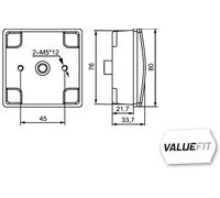 HELLA VALUEFIT 2SD 357 029-101 Piloto posterior - LED - 24V - montaje exterior/atornillado - Color de tulipa: rojo/amarillo - Conector: extremos de cable abiertos - izquierda/derecha - Cant.: 1