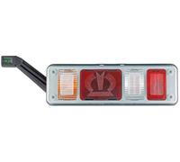HELLA 2VP 340 961-531 Piloto posterior Krone,Híbrida,24V,montaje exterior,atornillado,Color de tulipa: transparente,Conector: EasyConn,Conector: Macho,izquierda,Cantidad: 1