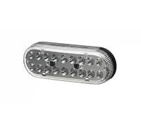 HELLA VALUEFIT 2SD 357 022-011 Piloto posterior - LED - 24/12V - montaje exterior/atornillado - Color de tulipa: transparente - Conector: extremos de cable abiertos - izquierda/derecha - Cant.: 1