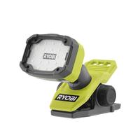 RYOBI - Lámpara con pinza (4 V, USB de litio, 3 intensidades: 750/250/75 lúmenes, cabeza orientable arriba/abajo y derecha/izquierda, compatible con el sistema LINK - (se vende sin batería) -