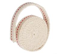 Lámpara de aceite plana de algodón de 1 metro, accesorio de farol de queroseno, estilo vintage, adecuado para quemadores de lámpara de camping (2 cm de ancho)